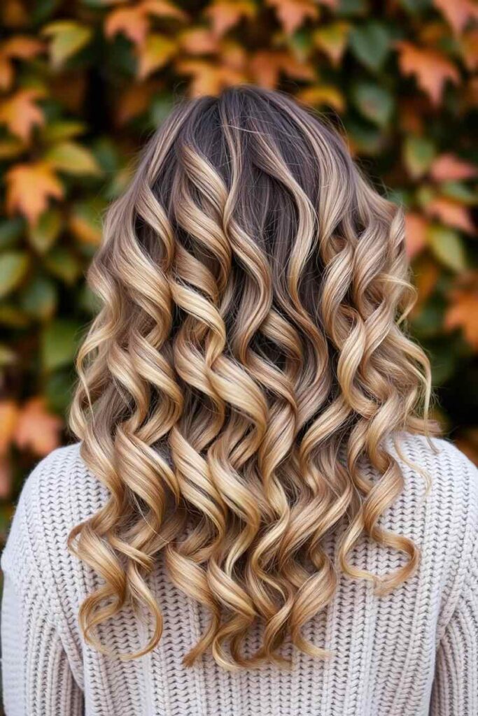 Ash Blonde with Caramel Ribbons
