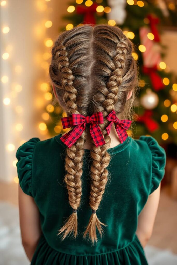 Bubble Braids with Bows