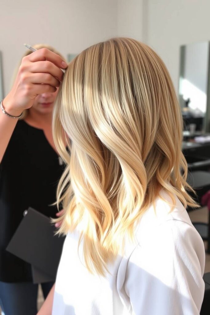 Butter Blonde Balayage
