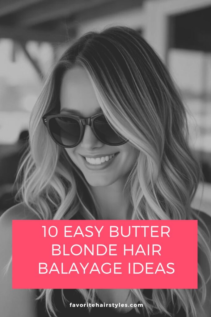Butter Blonde Hair Balayage