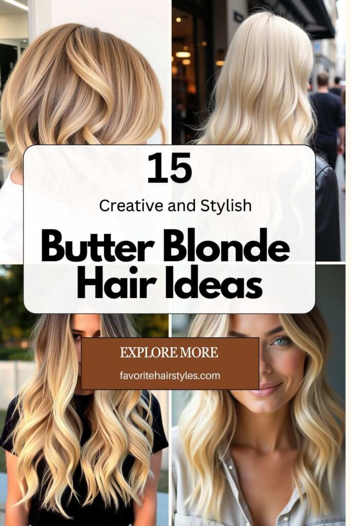 Butter Blonde Hair Ideas