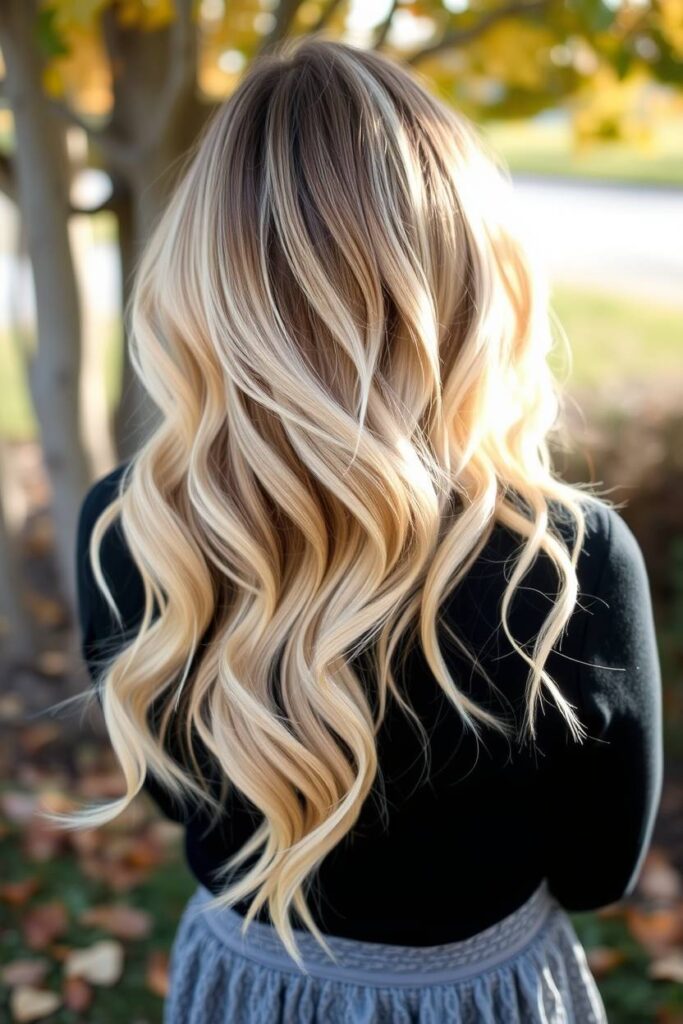 Buttery Blonde with Caramel Lowlights