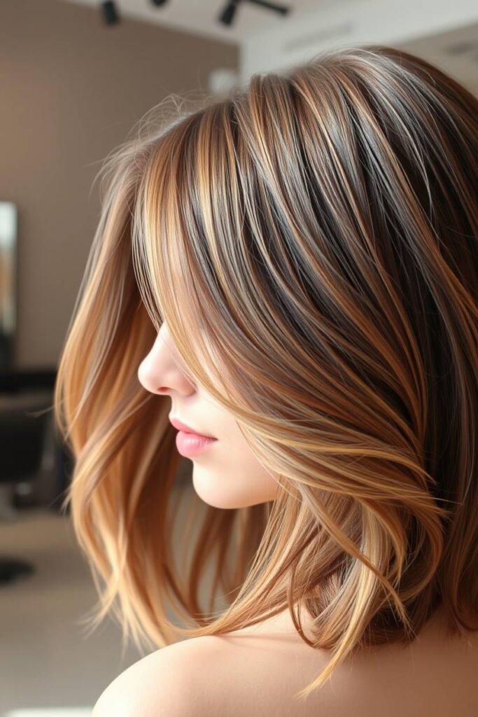 Caramel Face-Framing Layers