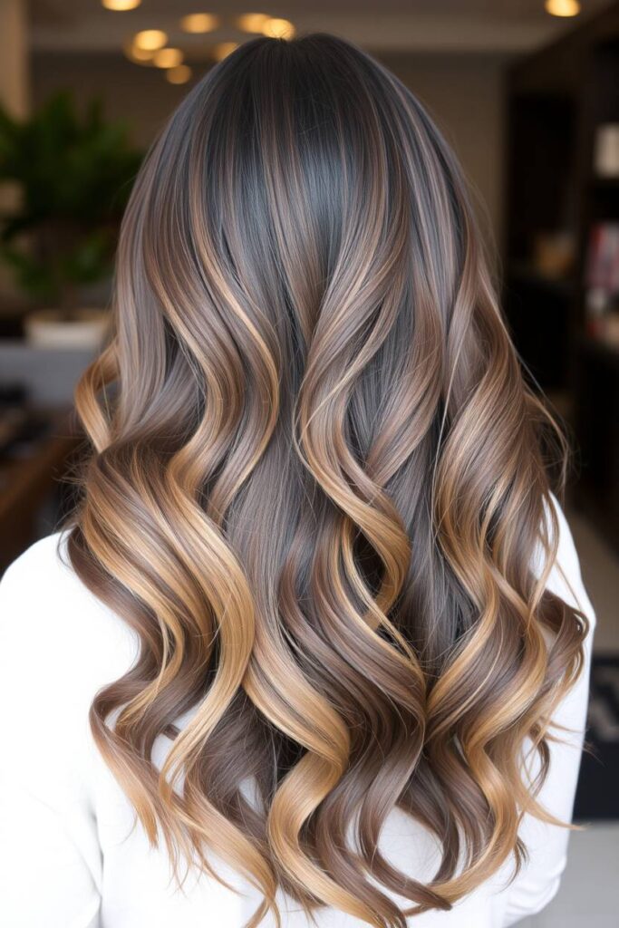 Caramel Melt on Black Hair