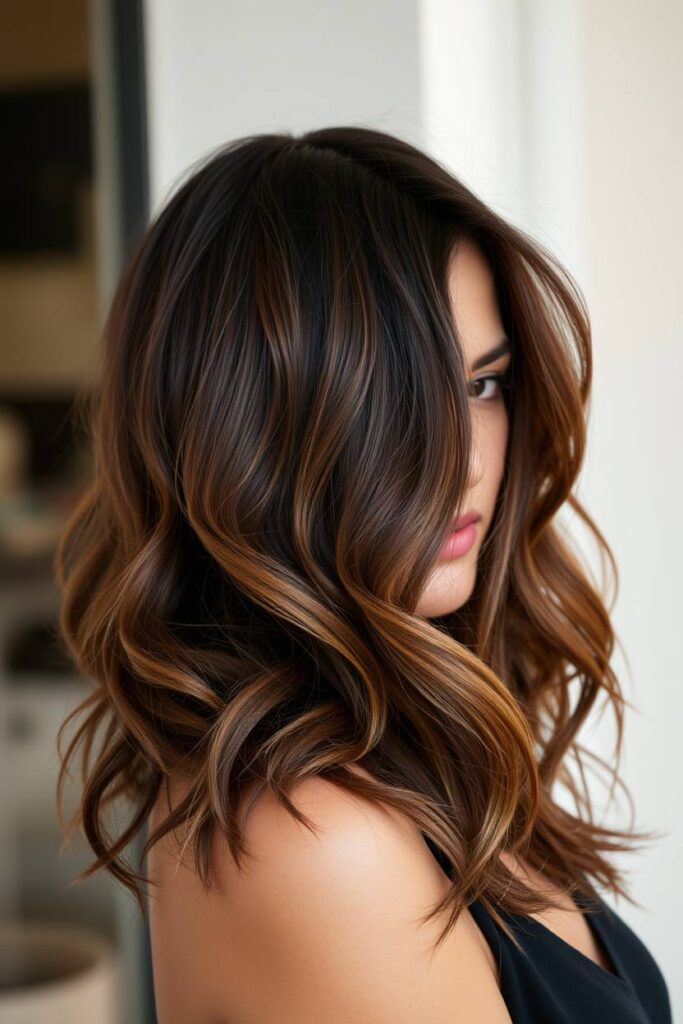 Caramel Peekaboo Highlights