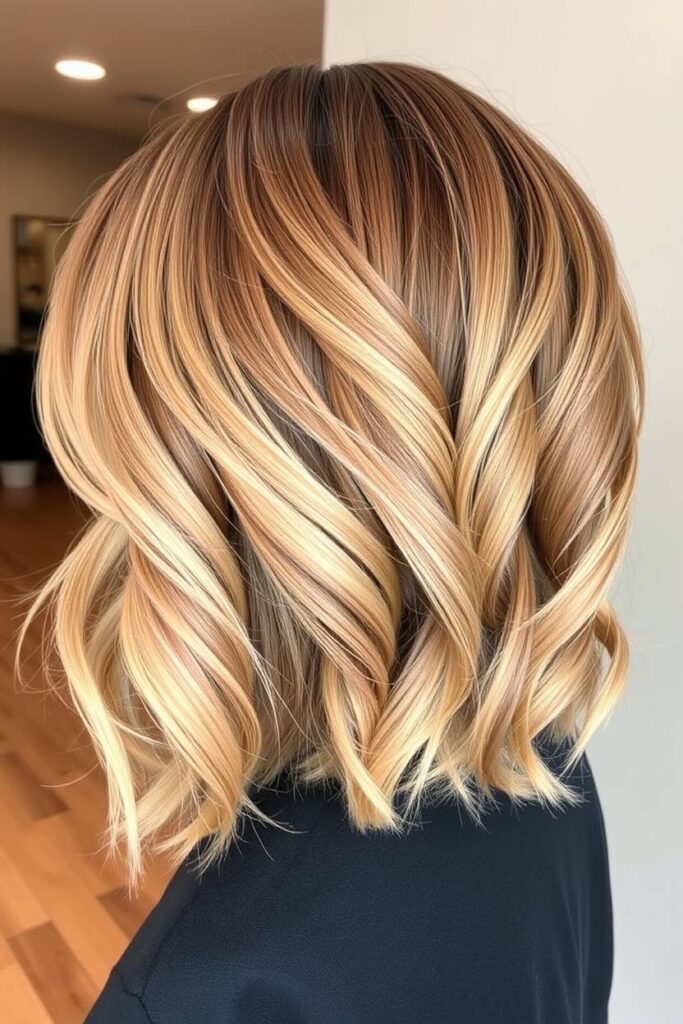 Caramel Swirl Waves