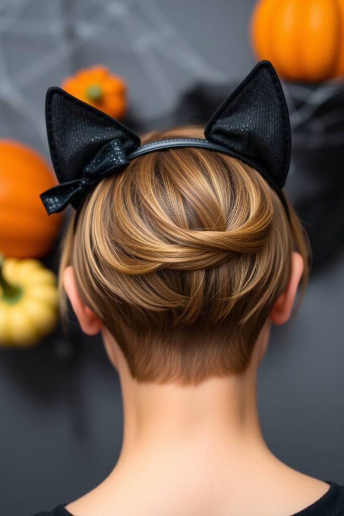 Cat Ears Updo