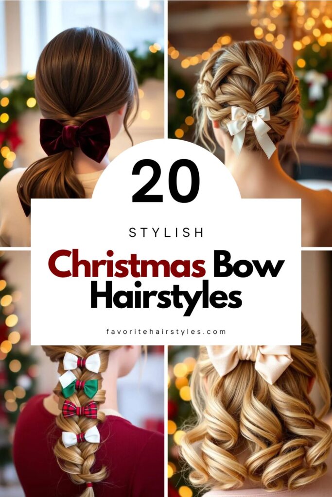 Christmas Bow Hairstyles