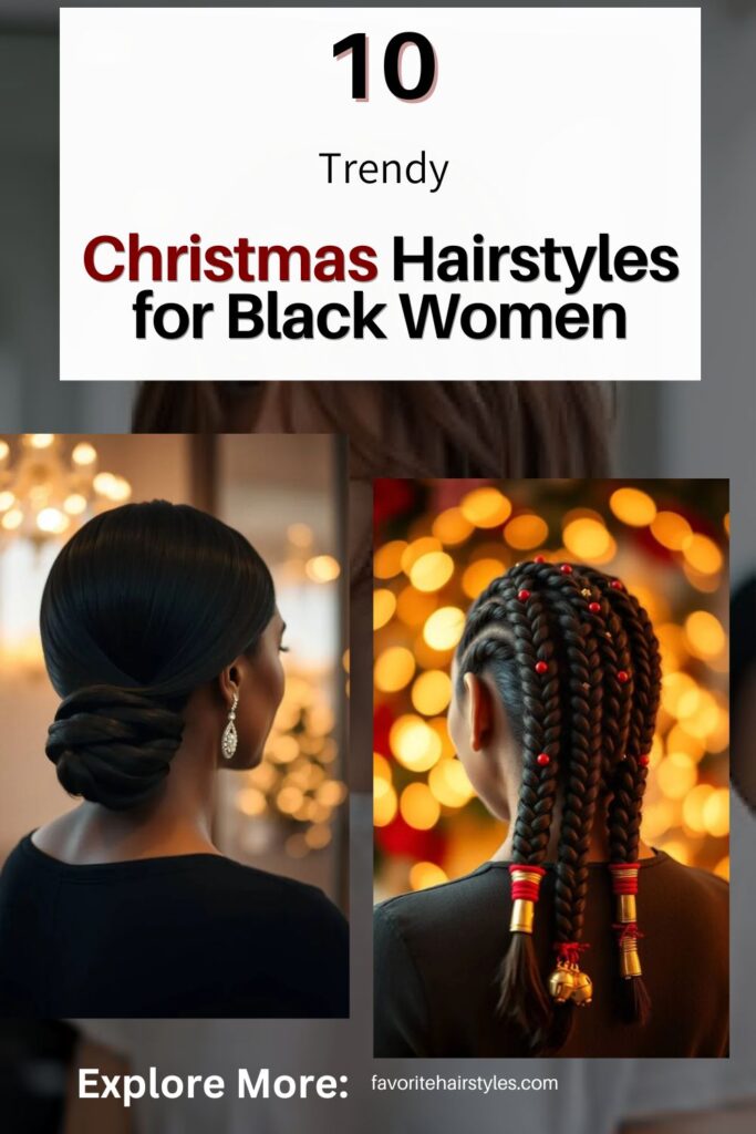 Christmas Hairstyles for Black Women