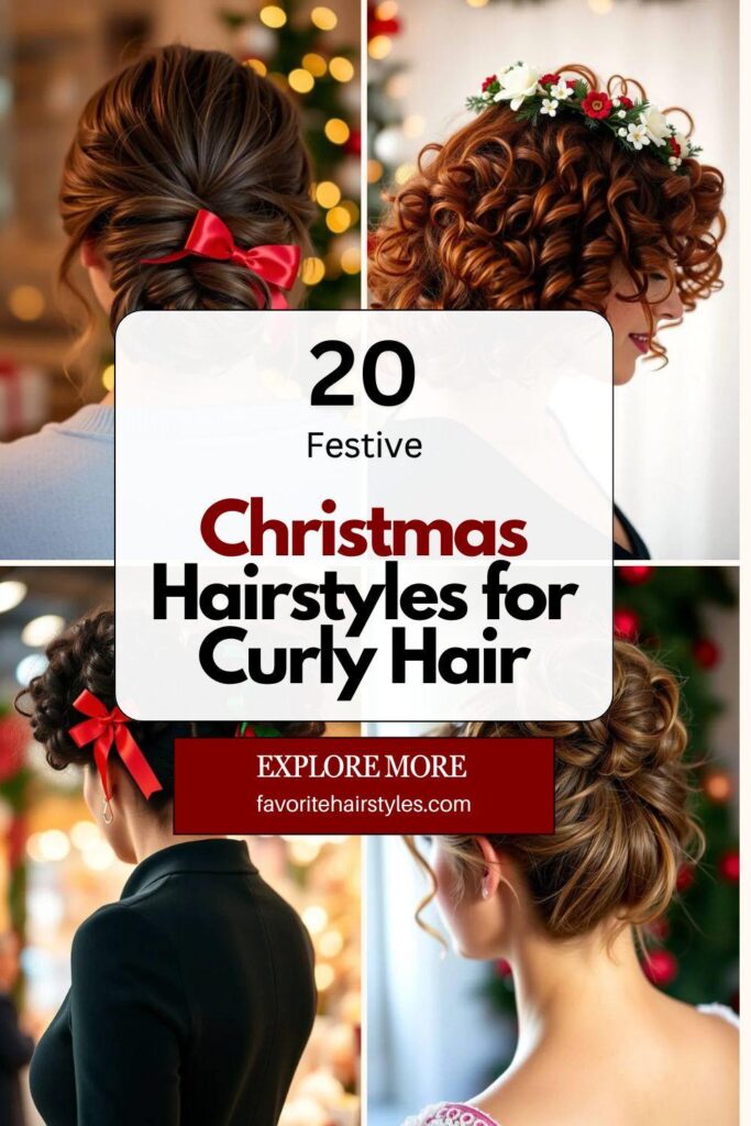Christmas Hairstyles for Curly Hair