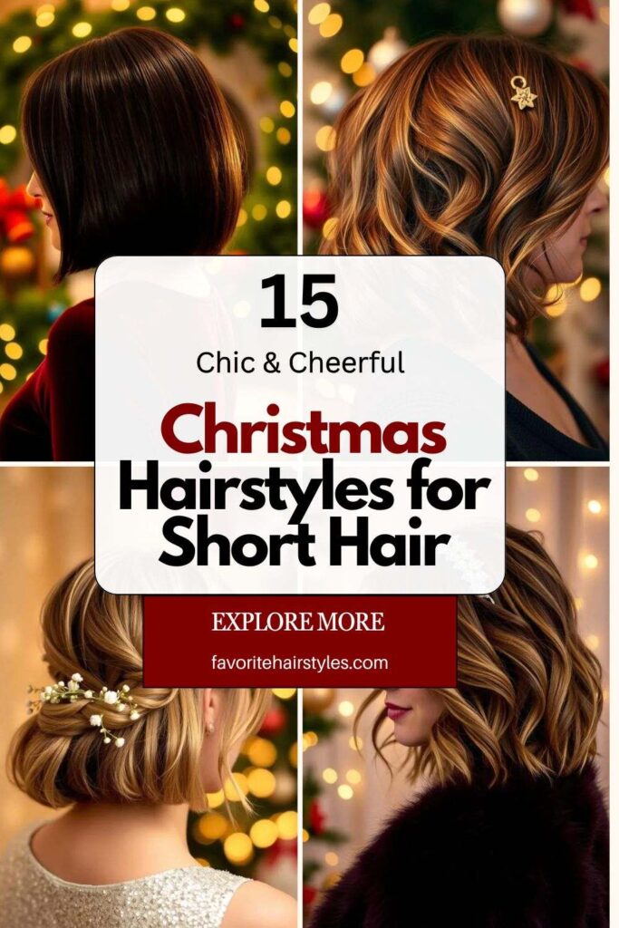 Christmas Hairstyles for Short Hair