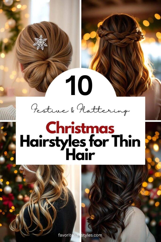 Christmas Hairstyles for Thin Hair