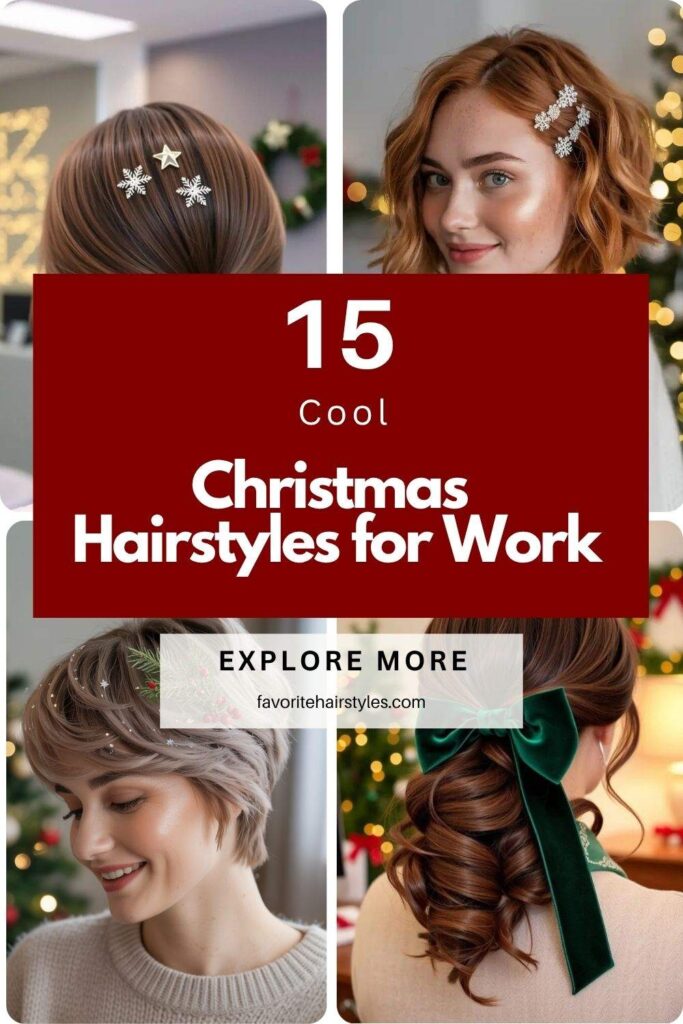 Christmas Hairstyles for Work
