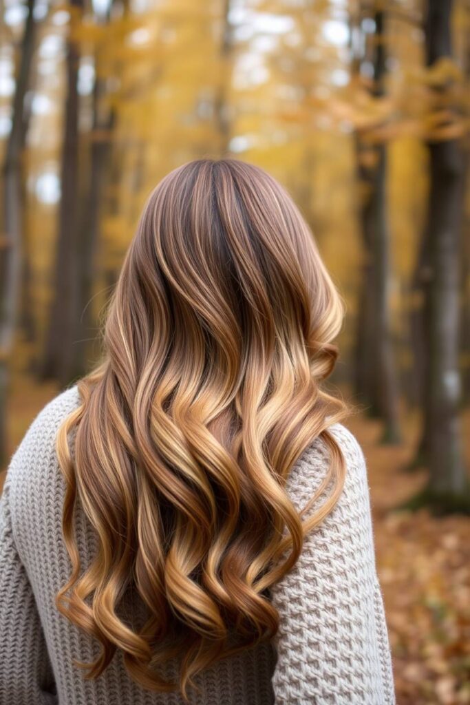 Cinnamon Blonde Highlights