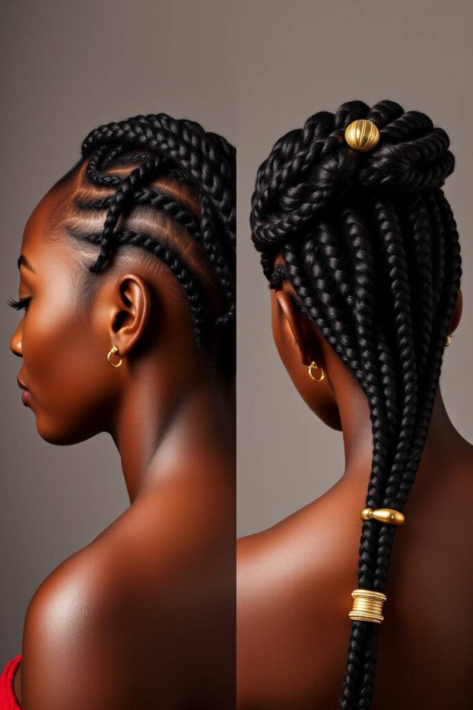 Cornrow Crown Goddess