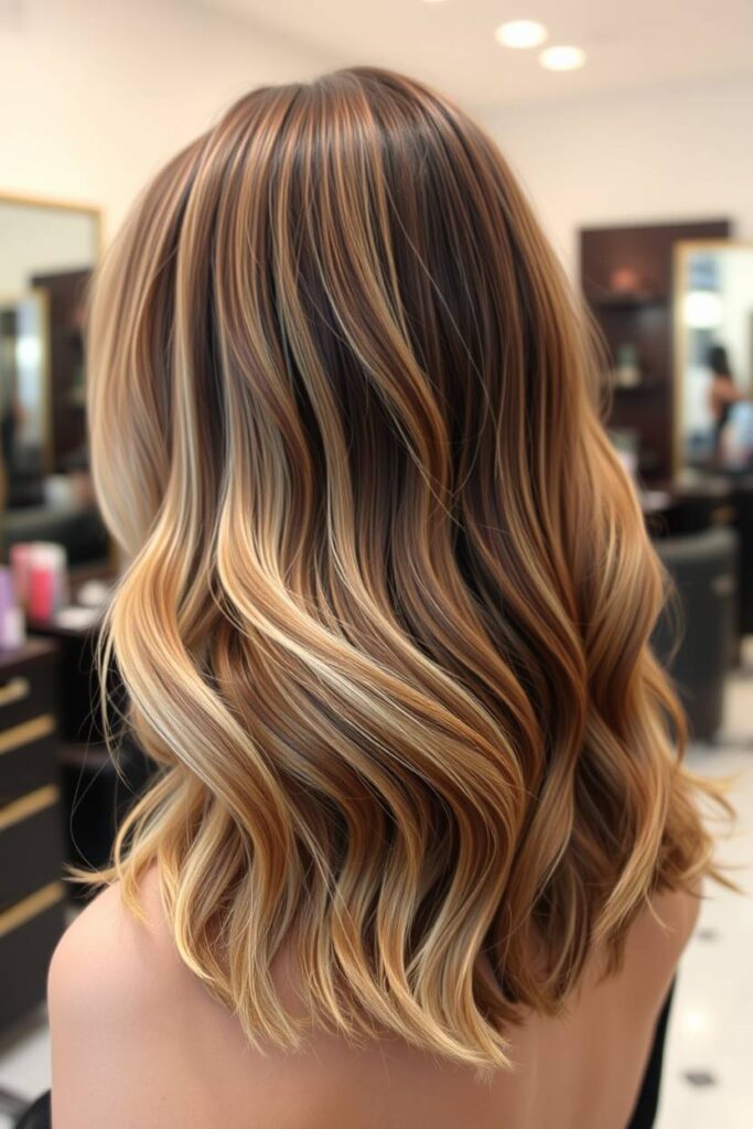 Creamy Blonde Highlights