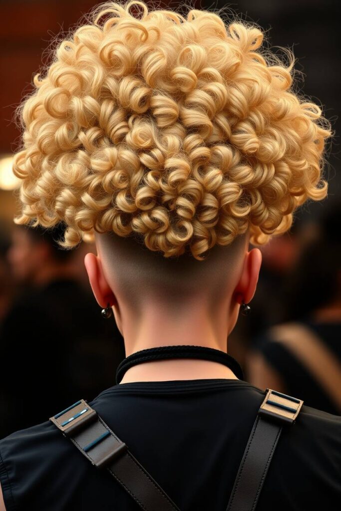 Curly Mohawk Warrior
