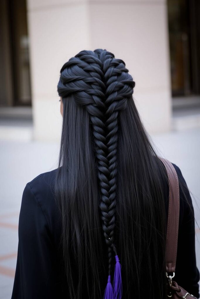 Dark Sorceress Triple Braids