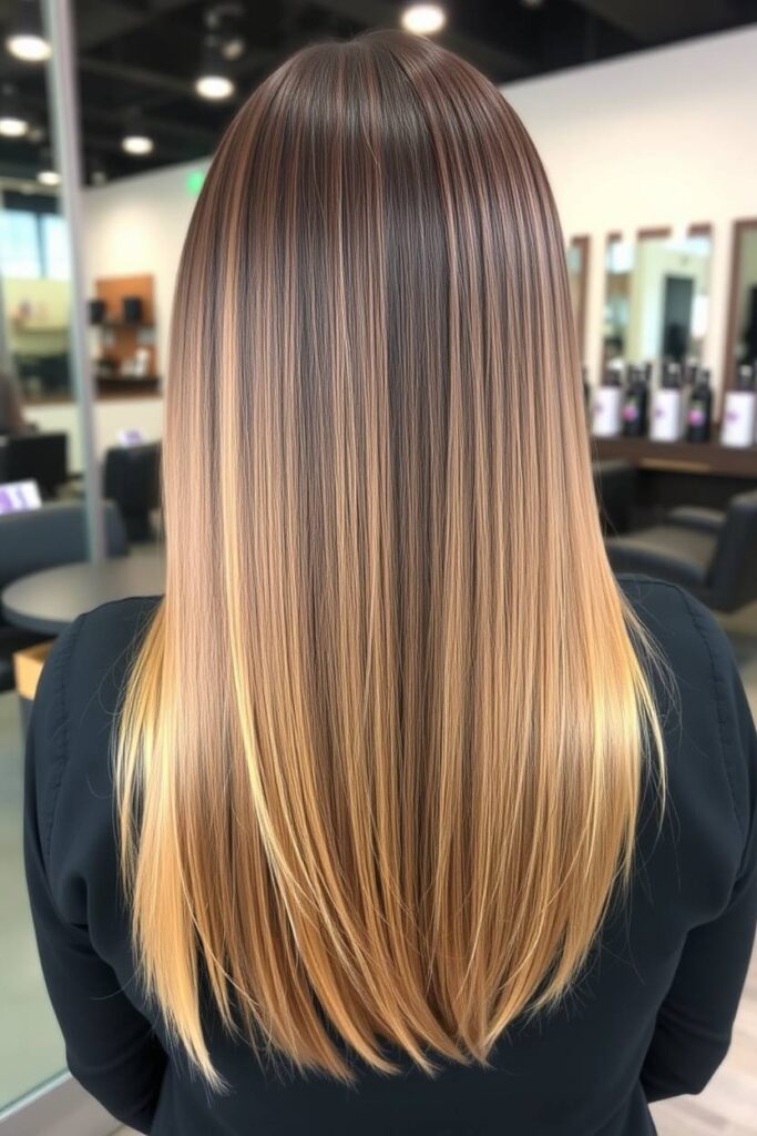 Deep Caramel Ombre