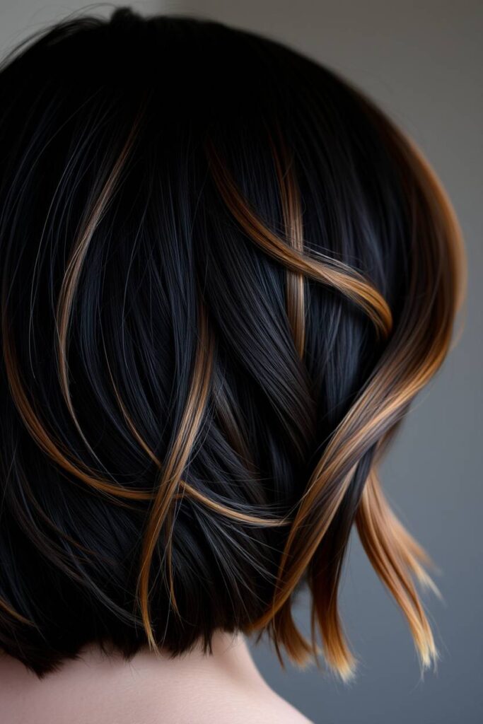 Face-Framing Caramel Strands