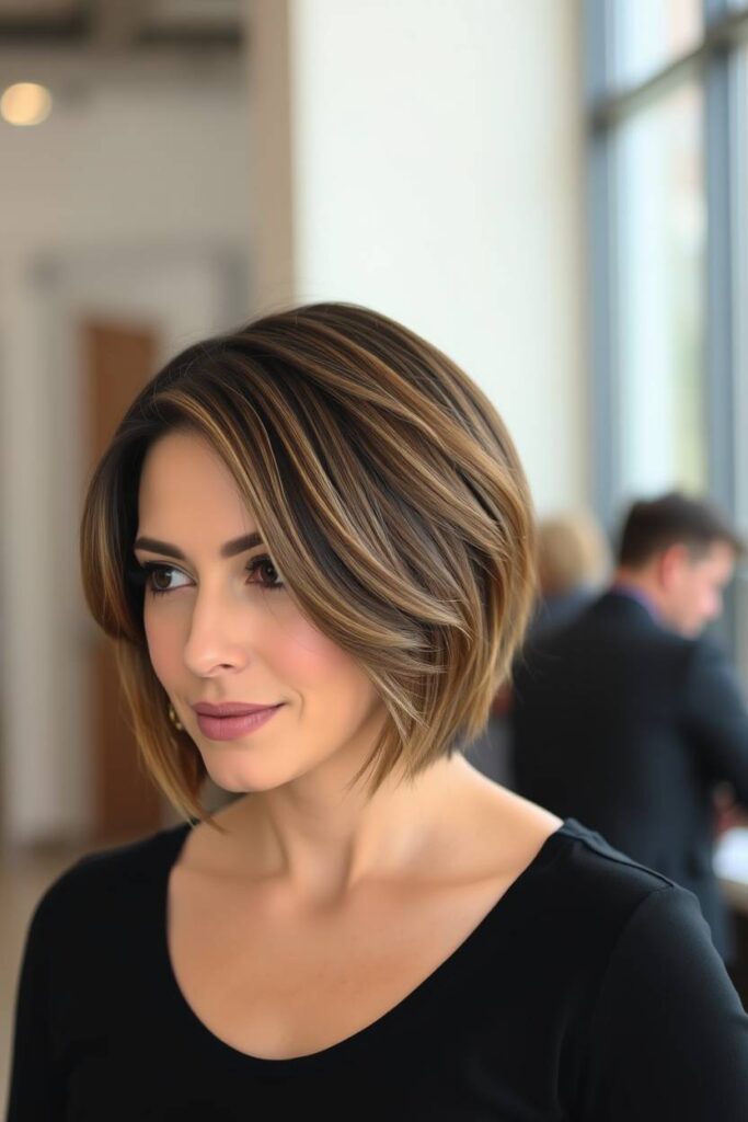 Face-Framing Caramel Strands