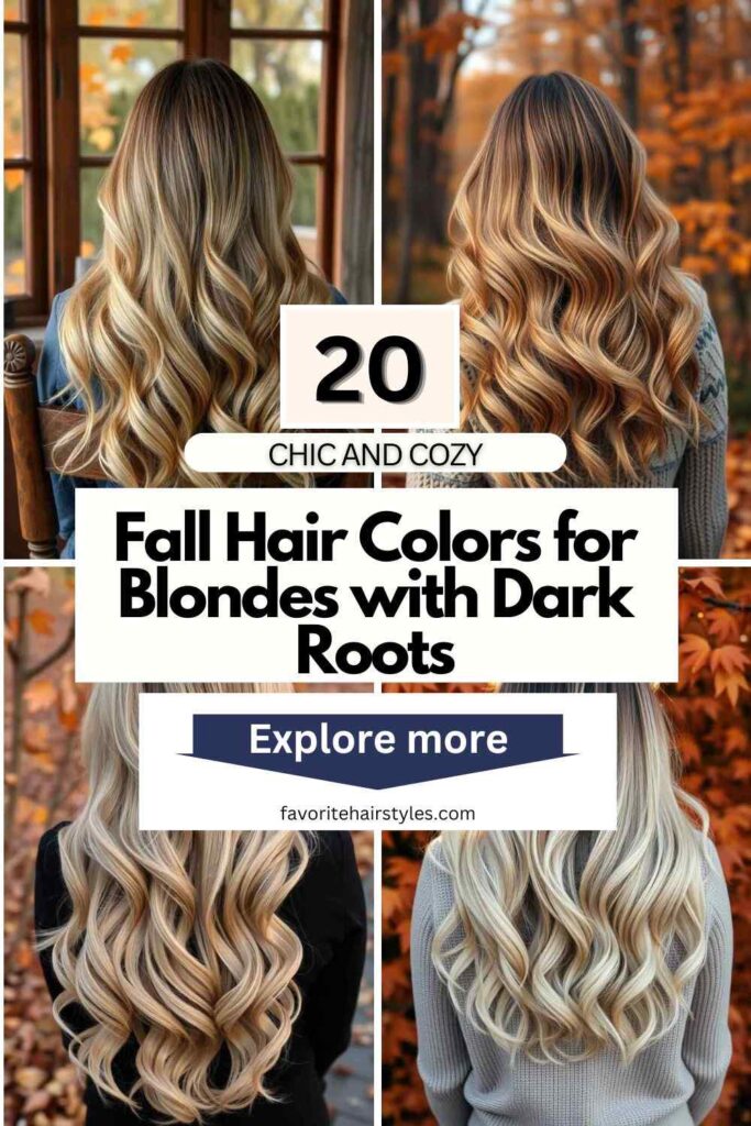Fall Hair Colors for Blondes with Dark Roots