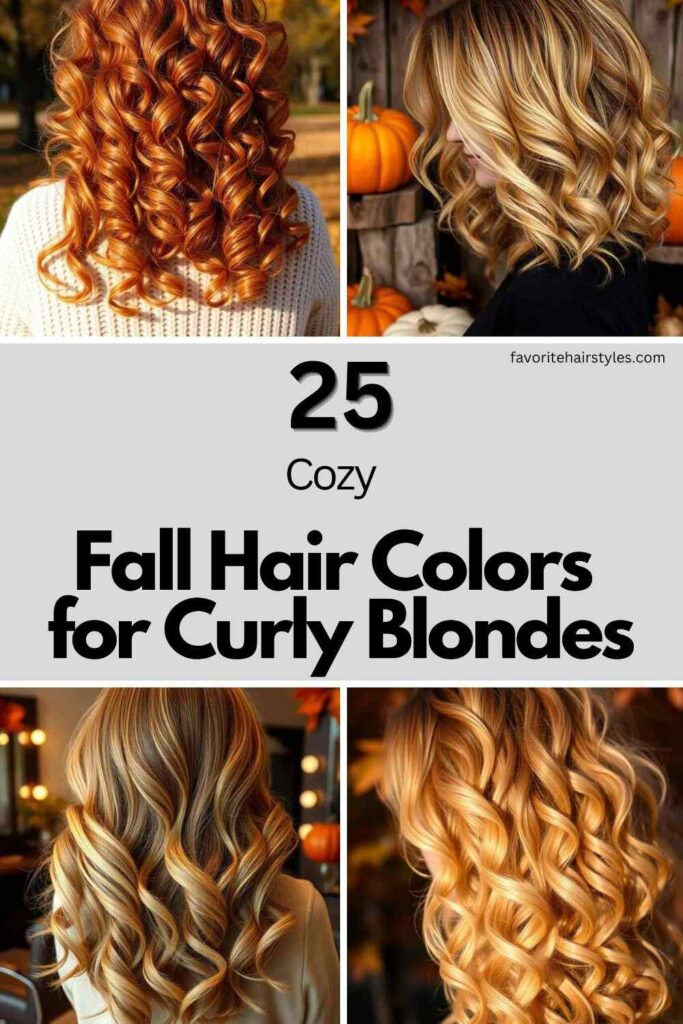Fall Hair Colors for Curly Blondes