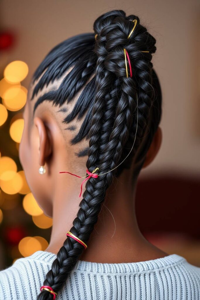 Feed-In Braided Ponytail