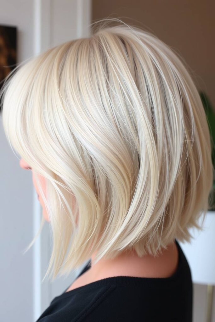French Bob with Curtain Bangs