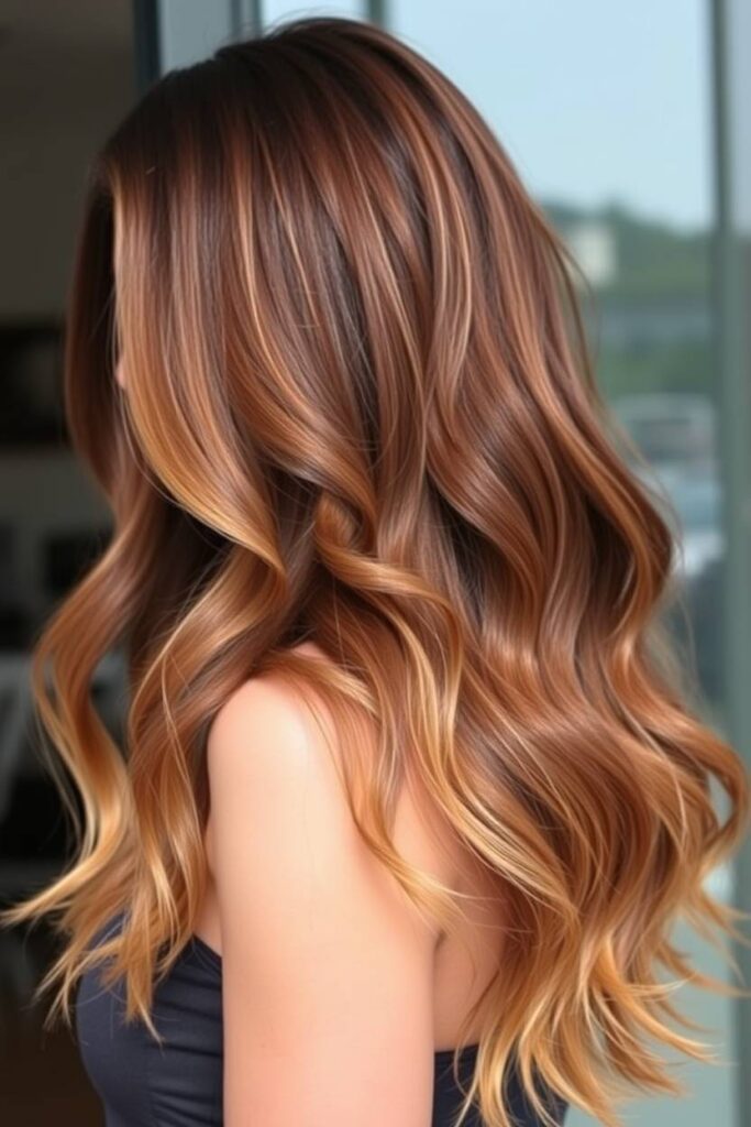 Golden Caramel Ombre