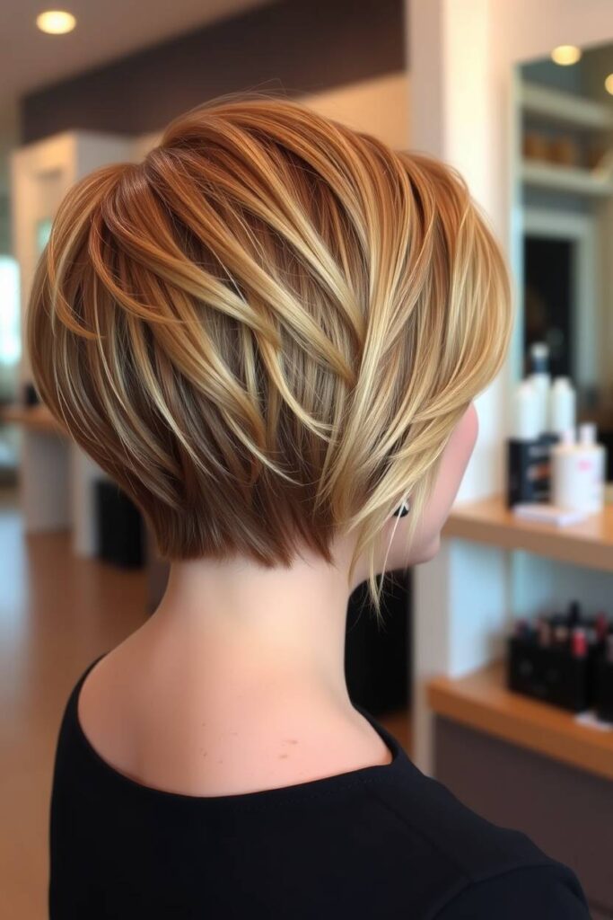Golden Caramel Pixie