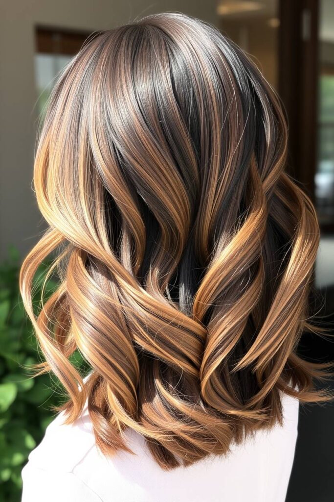 Golden Caramel Ribbons