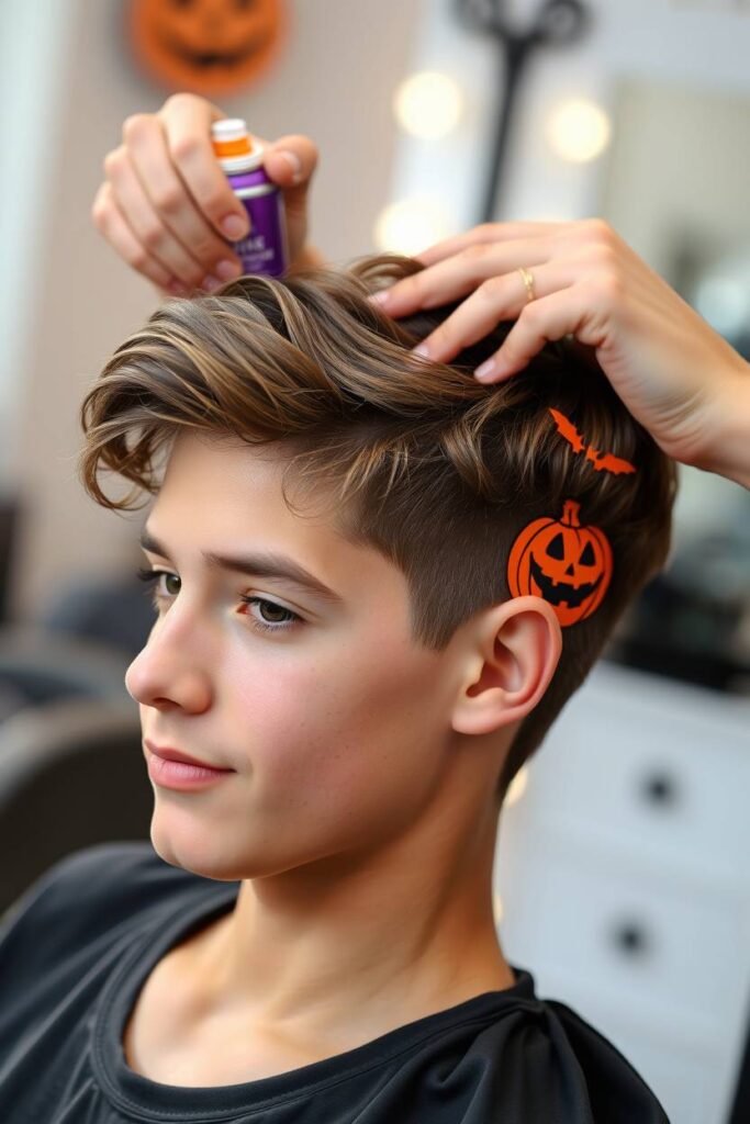 Hair Stencil Art