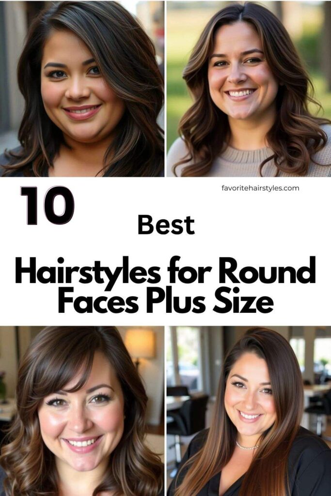 Hairstyles for Round Faces Plus Size