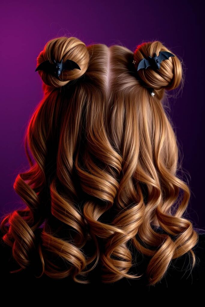 Half-Up Witch Buns