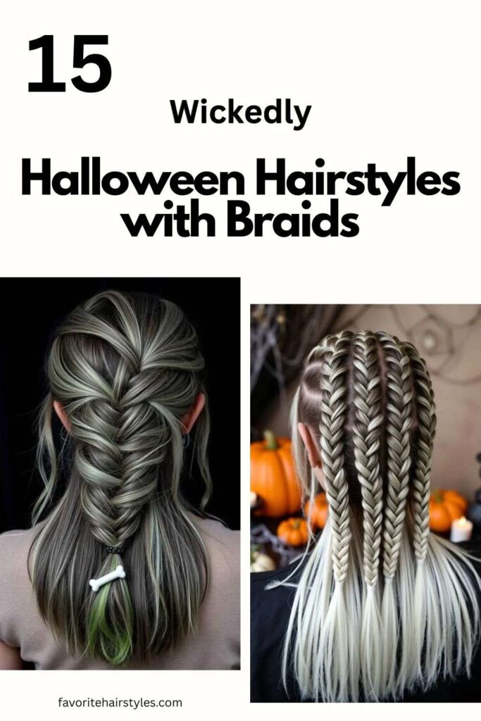 Halloween Hairstyles with Braids