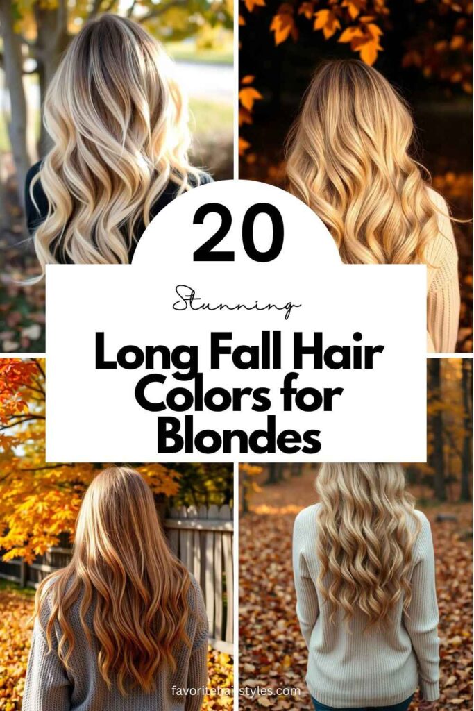 Long Fall Hair Colors for Blondes
