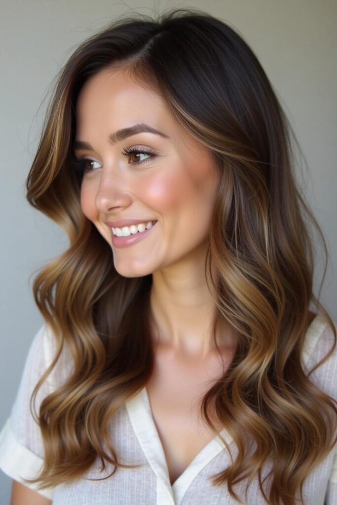 Long Layers with Side Part