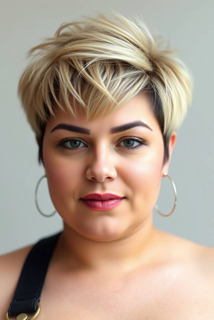 Pixie Cut with Height on Top