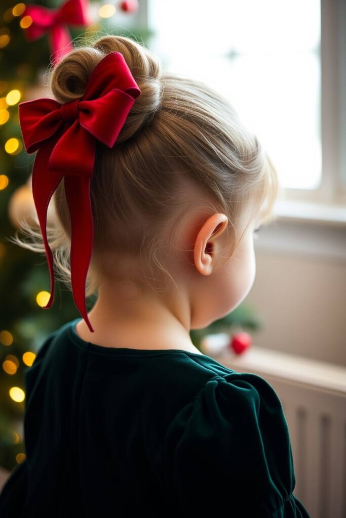Red Ribbon Baby Bun