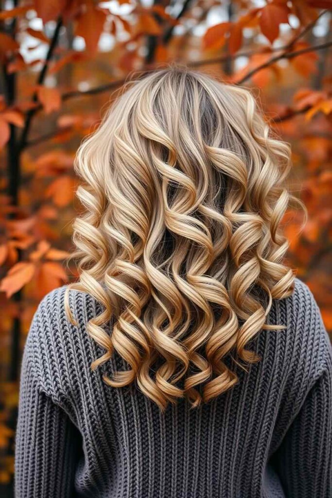 Sandy Blonde with Golden Lowlights
