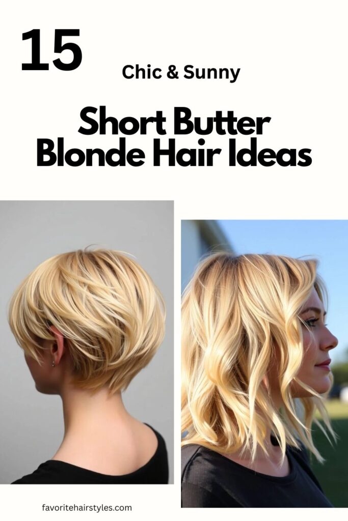 Short Butter Blonde Hair