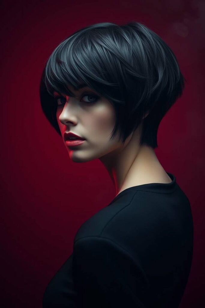 Short Choppy Layers with a Widow’s Peak