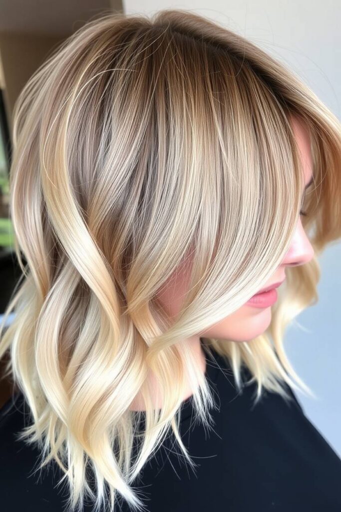 Short Hair with Curtain Bangs