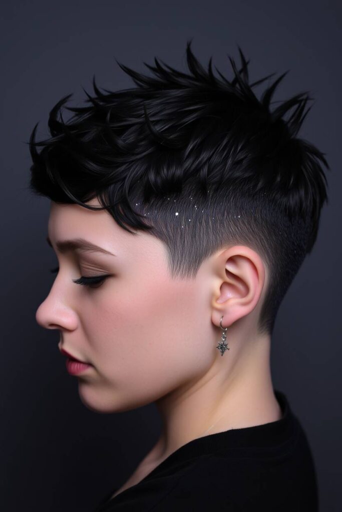 Short Spiky Sorceress Hair