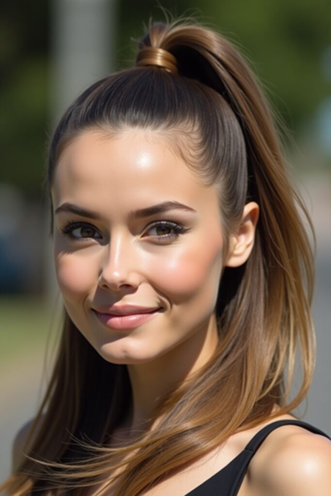 Sleek High Ponytail