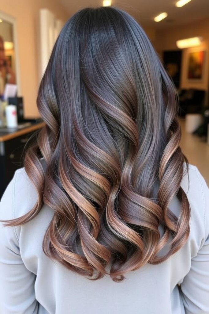 Subtle Caramel Ribbons