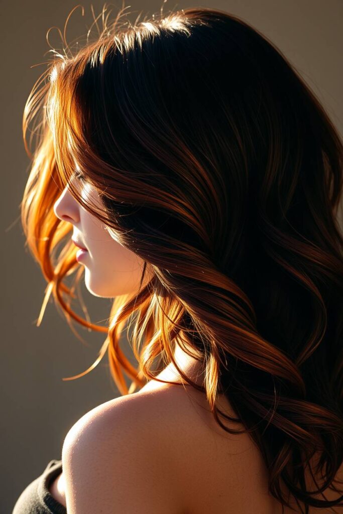 Sunlit Chestnut Tones