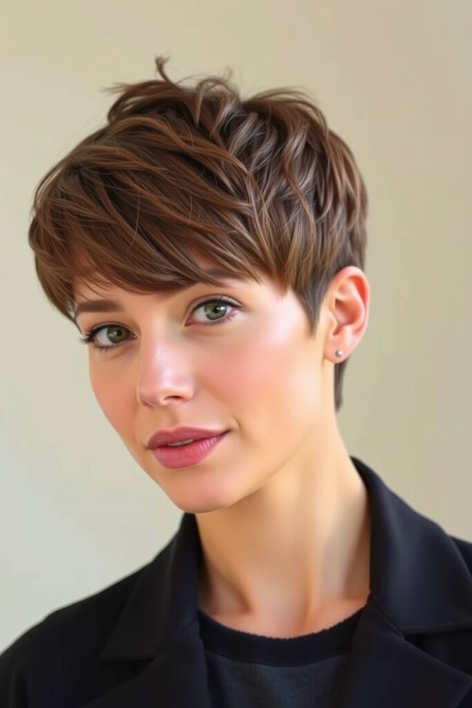 Textured Pixie Cut