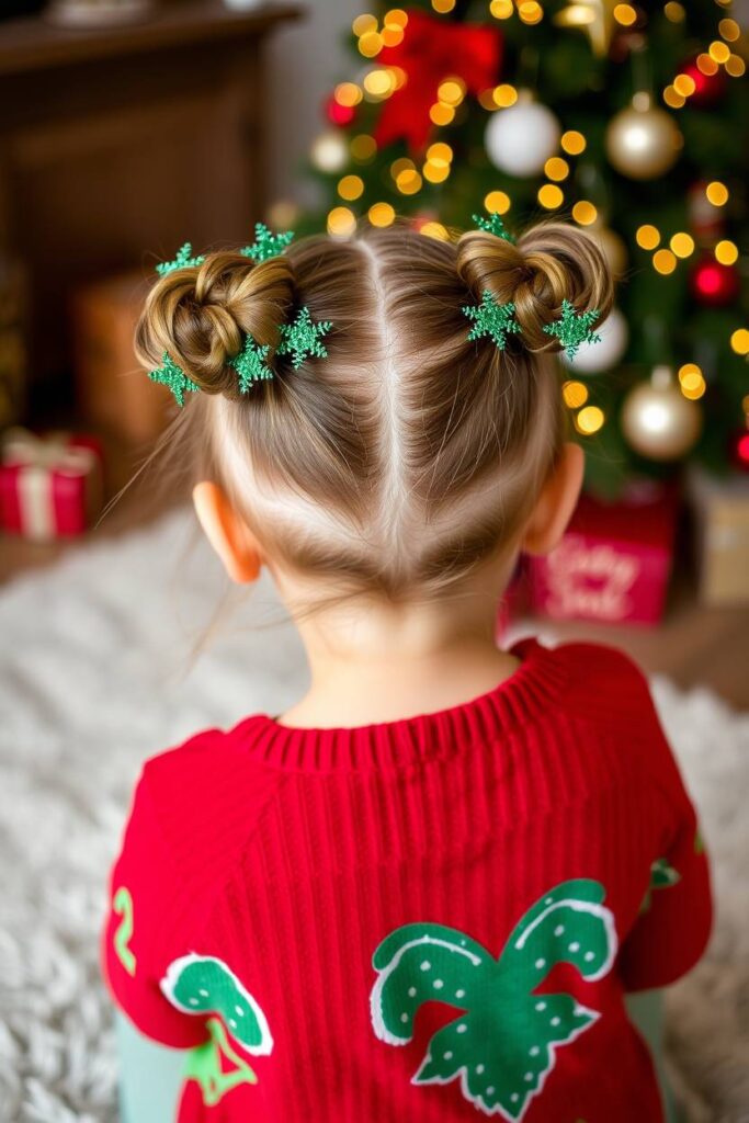 Twisted Holiday Pigtails